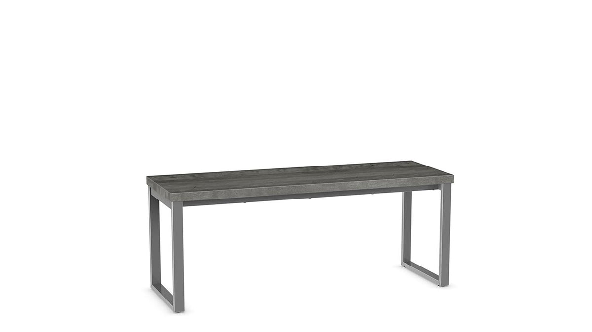 dryden 44" bench (wood seat)