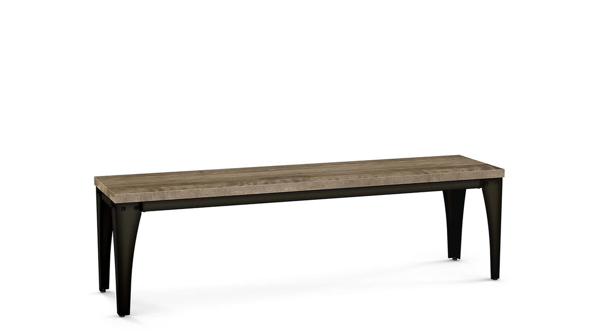 upright 60" bench (wood seat)