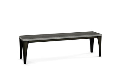 upright 60" bench (wood seat)