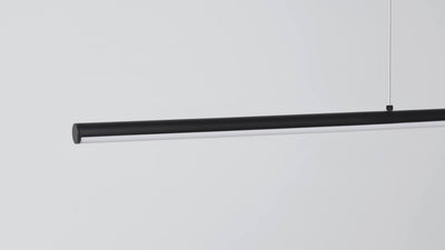 slimline pendant lamp (large/black)