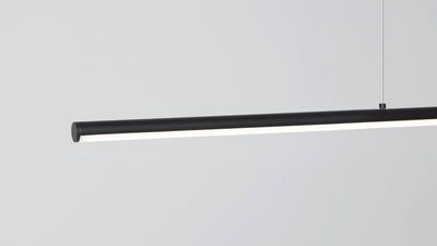 slimline pendant lamp (large/black)