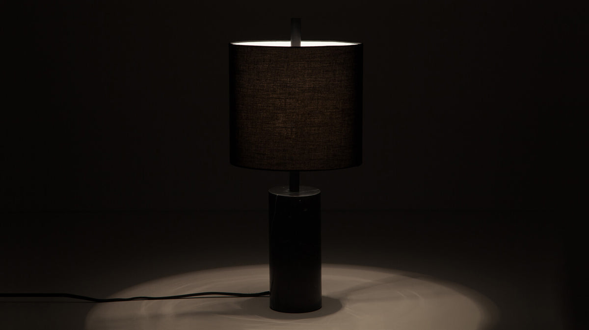drum table lamp
