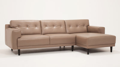 remi 2-piece sectional - leather