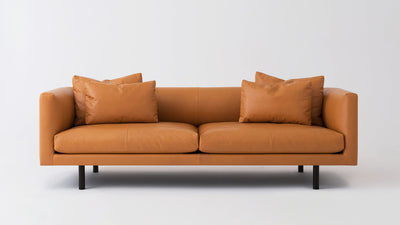 replay 91" sofa - leather