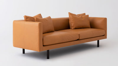 replay 91" sofa - leather