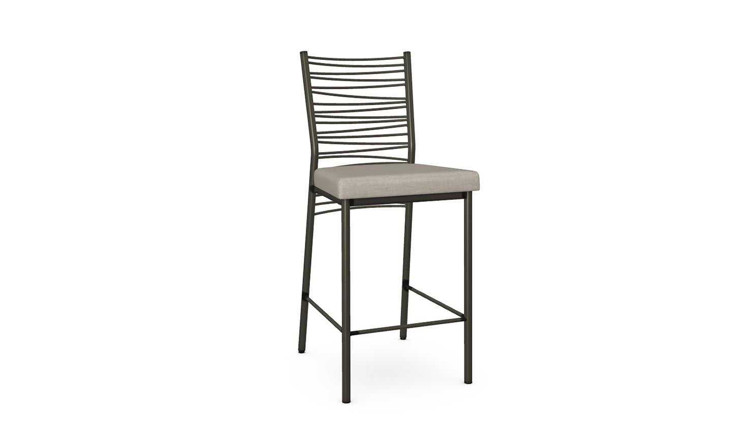 crescent stool (cushion seat)