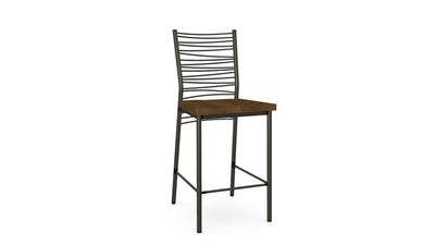 crescent stool (wood seat)