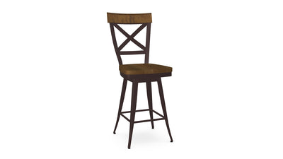 kyle swivel stool (wood seat)