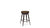 grace swivel stool (wood seat)