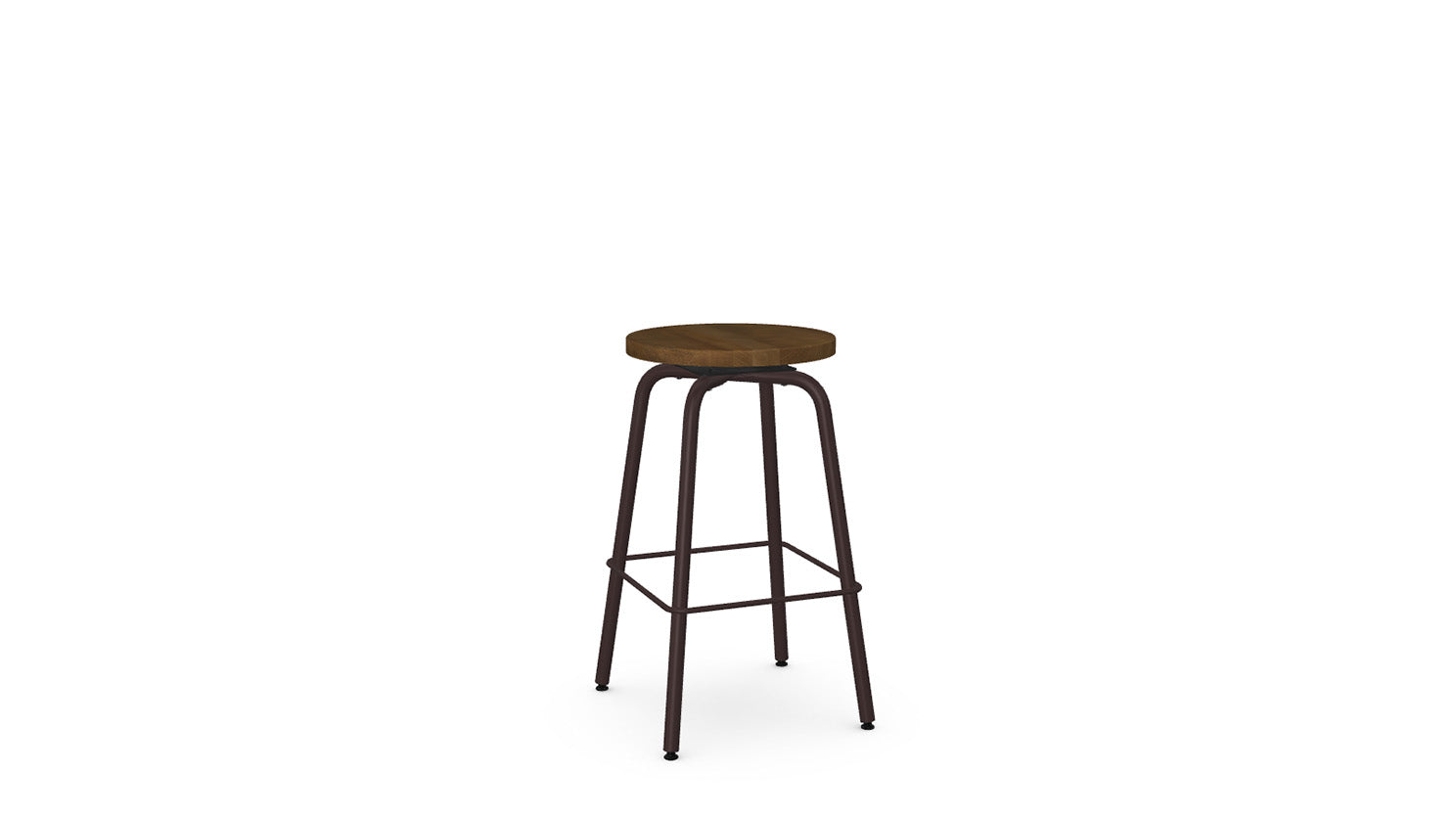 button swivel stool (wood seat)