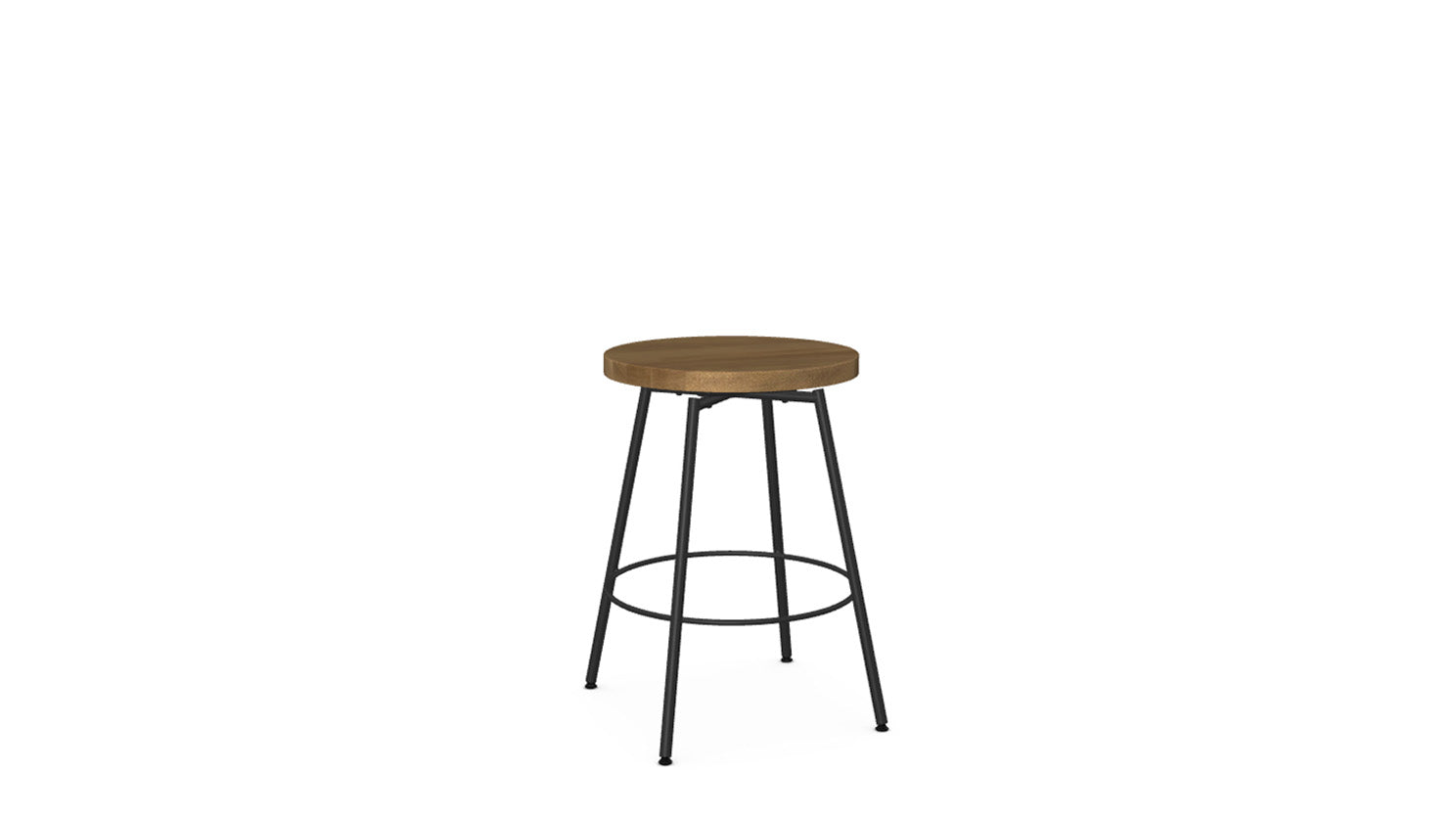 costa swivel stool (wood seat)