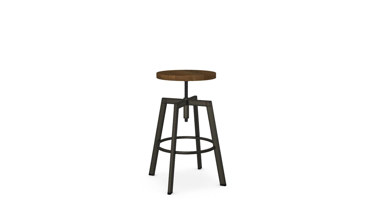 architect screw stool (wood seat)