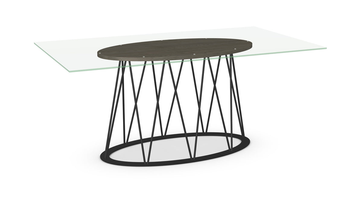 calypso dining table with accent base