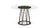 calypso dinette table with accent base