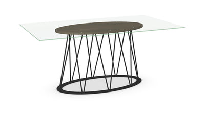 calypso dining table with accent base