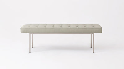 bank bench - leather