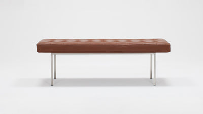 bank bench - leather