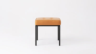 bank stool - leather