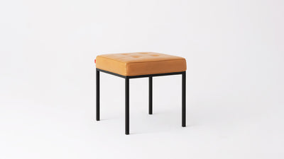 bank stool - leather