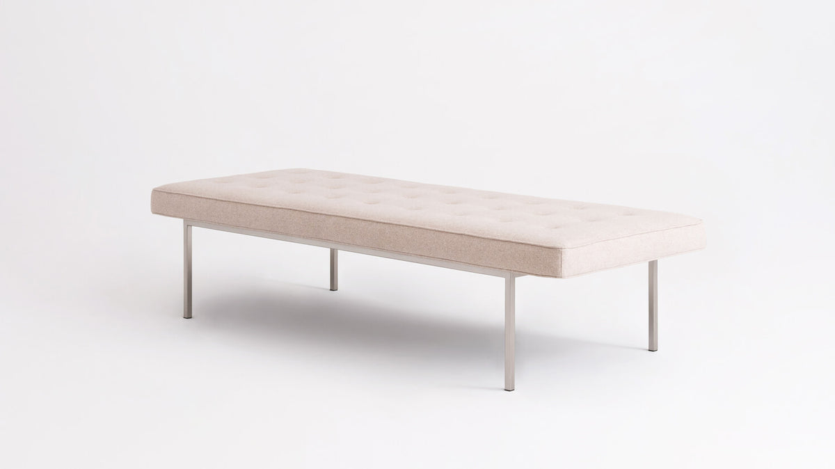 bank wide bench - fabric