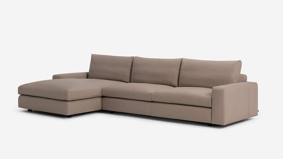 cello 2-piece sectional - leather