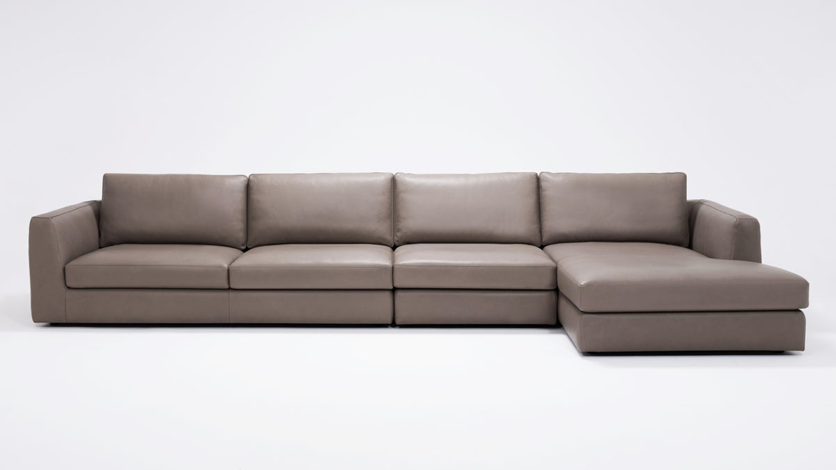 cello 3-piece sectional - leather