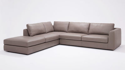 cello 3-piece sectional - leather
