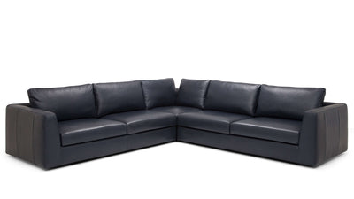 cello 3-piece sectional - leather