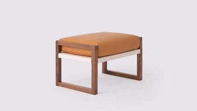 chiara ottoman - leather