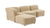 circuit modular 4-piece sectional