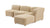 circuit modular 4-piece sectional