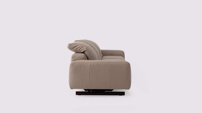 era 3-piece reclining sofa - leather