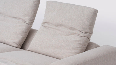 era 2-piece reclining sofa - fabric