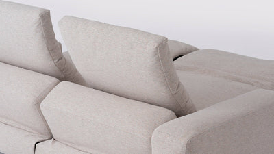 era 2-piece reclining sofa - fabric