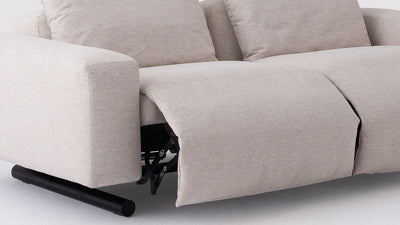 era 2-piece reclining sofa - fabric