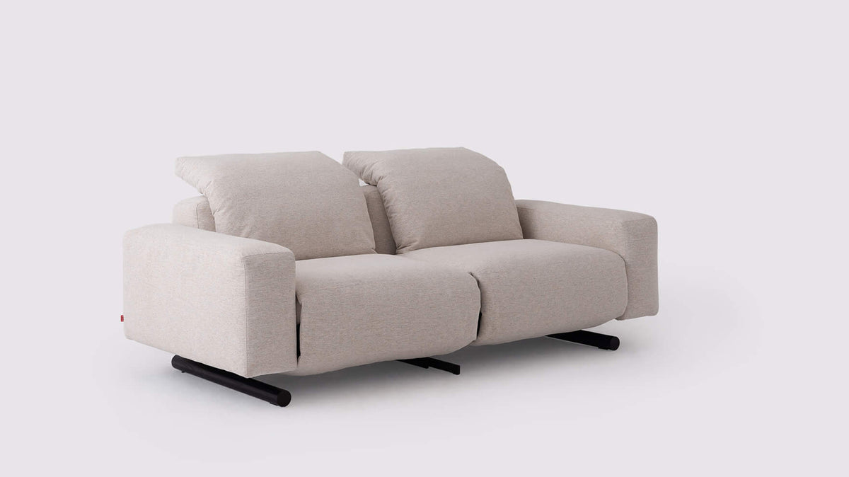 era 2-piece reclining sofa - fabric