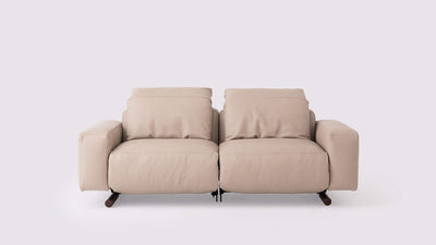 era 2-piece reclining sofa - leather