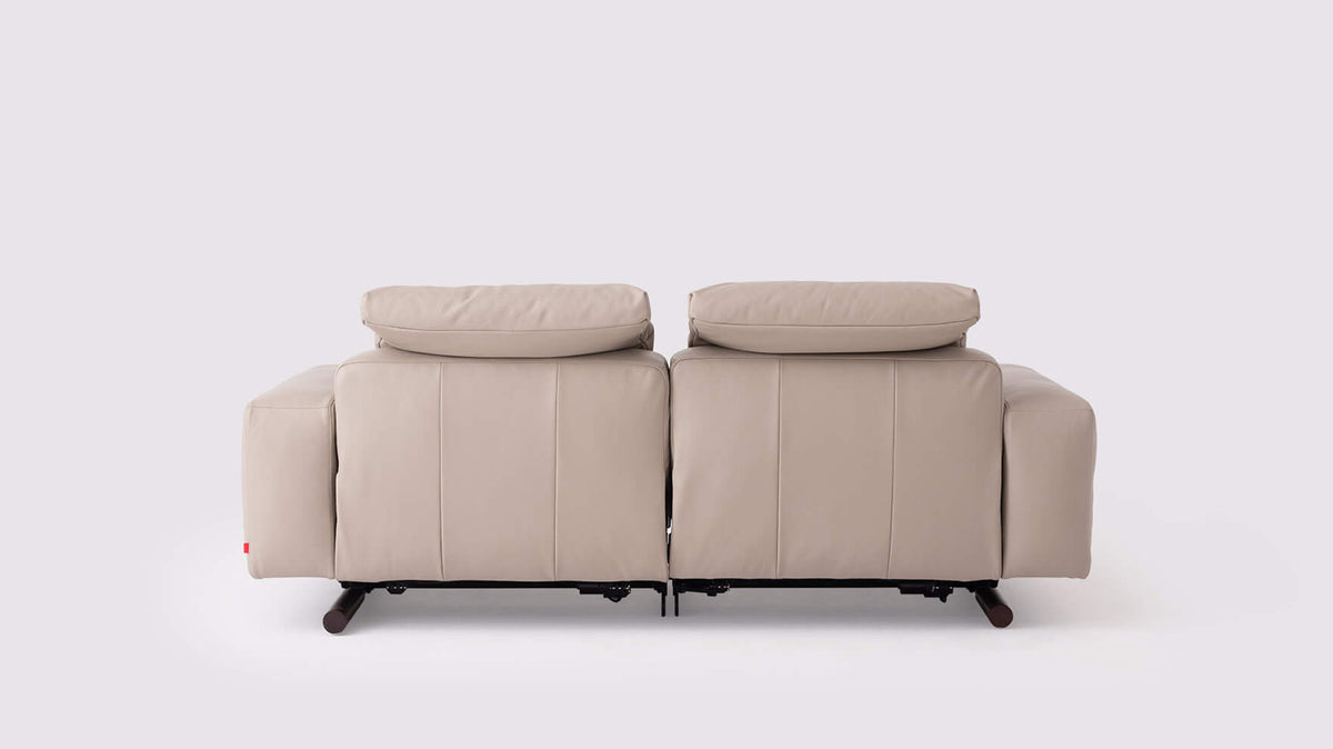 era 2-piece reclining sofa - leather