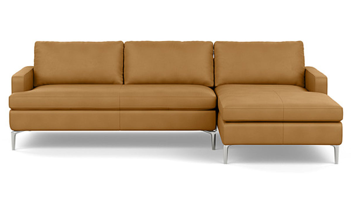 eve grand 2-piece sectional - leather