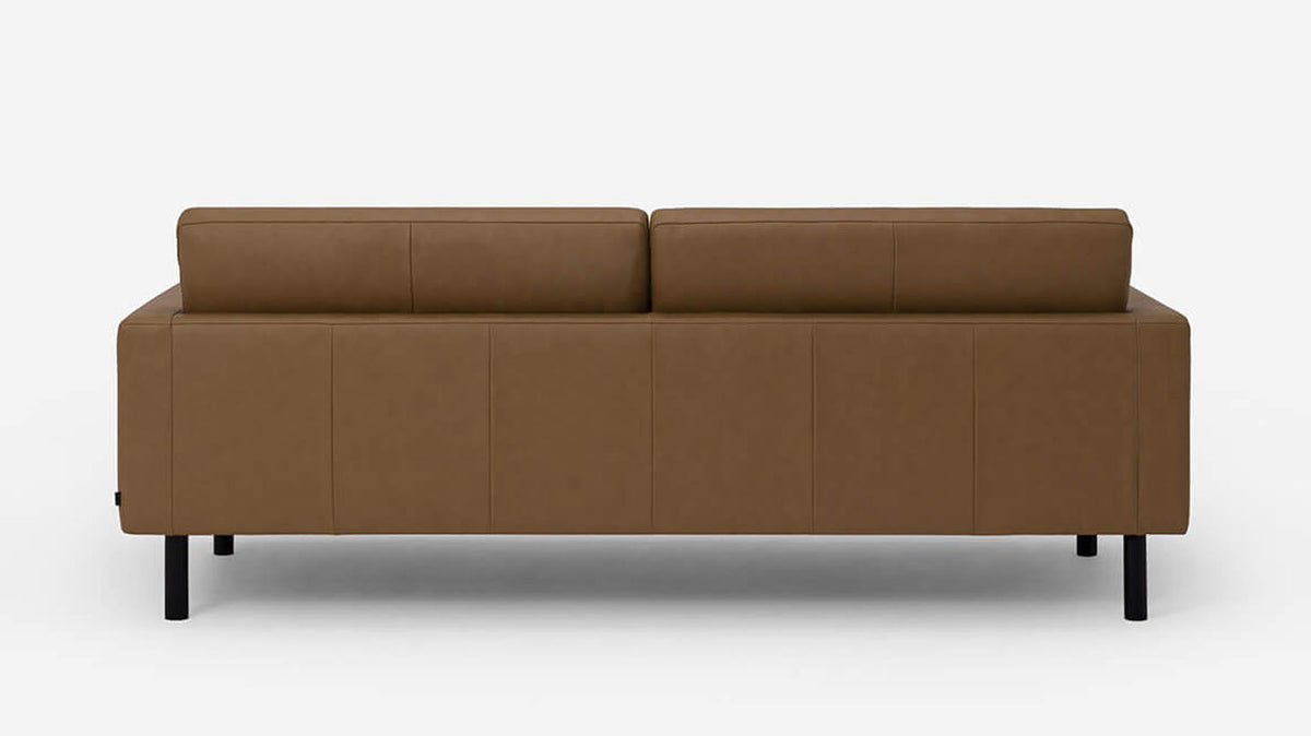 joan 83" sofa (tufted) - leather