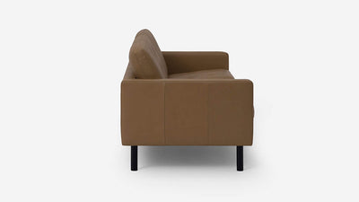 joan 87" sofa (tufted) - leather