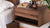 marcel open shelf floating nightstand