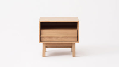 marcel open shelf nightstand