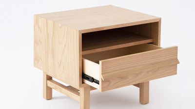 marcel open shelf nightstand