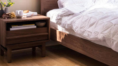 marcel open shelf nightstand