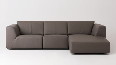 morten 3-piece sectional - leather
