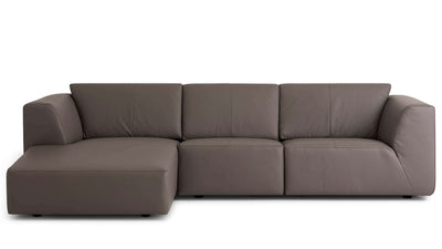 morten 3-piece sectional - leather