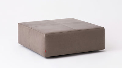 morten ottoman - leather