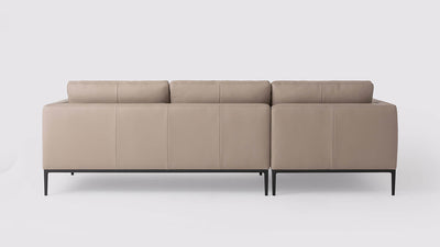 oma 2-piece sectional - leather
