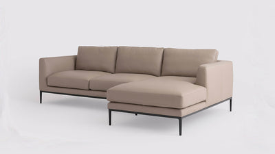 oma 2-piece sectional - leather